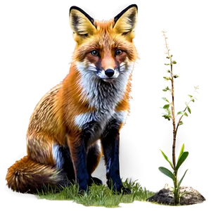 Fox In Forest Png 11 PNG image