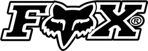 Fox Racing Logo Blackand White PNG image