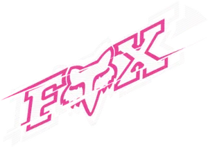 Fox Racing Logo Pink Outline PNG image