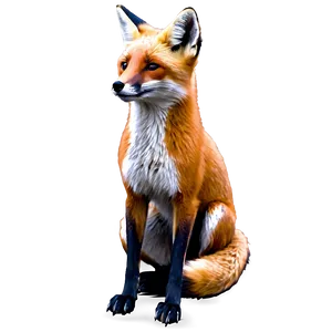 Fox With Flower Png Gjb99 PNG image