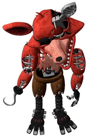 Foxy F N A F Character Render PNG image