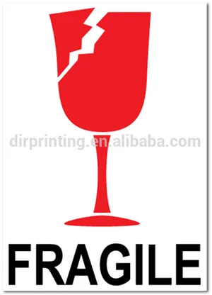 Fragile Wine Glass Icon PNG image