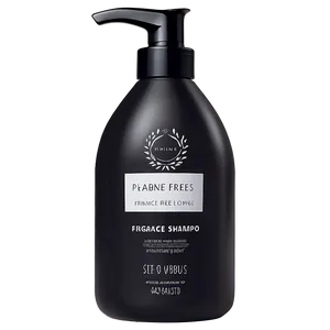 Fragrance-free Shampoo Bottle PNG 06132024