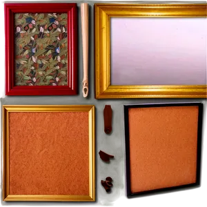 Framed Cork Board Selections PNG 06202024
