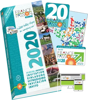 France Passion2020 Guideand Map PNG image