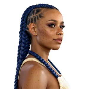 Freckles And Braids Png 06122024 PNG image