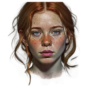 Freckles Digital Art Png Hun PNG image