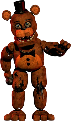 Freddy Fazbear F N A F Character PNG image