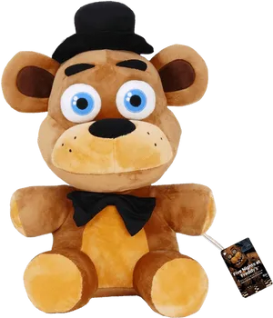 Freddy Fazbear Plush Toy PNG image