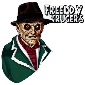 Freddy Krueger Artwork PNG 3