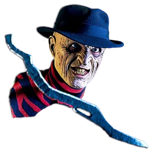 Freddy Krueger Attacking PNG 05232024 PNG