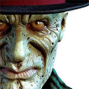 Freddy Krueger Close-up PNG 05232024