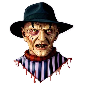 Freddy Krueger Close-up Png Rpl PNG image