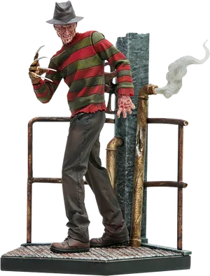 Freddy Krueger Figure Standing PNG image