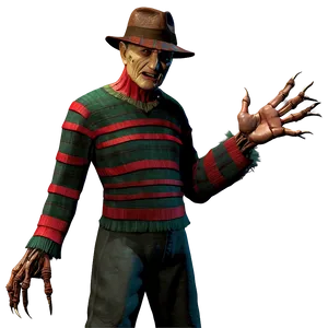 Freddy Krueger Horror Png Vai PNG image