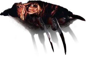 Freddy Krueger Iconic Gloved Hand PNG image