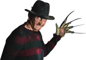 Freddy Krueger Nightmare Portrait PNG image
