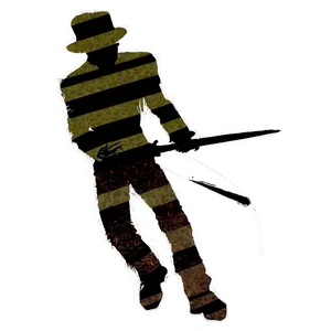 Freddy Krueger Silhouette PNG 05232024