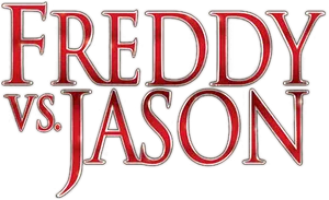 Freddy Vs Jason Title Graphic PNG image