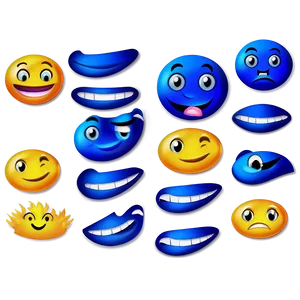 Free Blue Emoji Png Downloads 15 PNG image