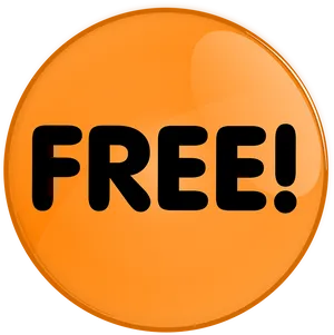 Free Button Promotion Graphic PNG image