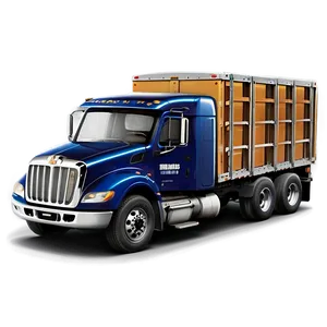 Free Shipping Truck Png 06262024 PNG image