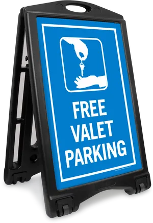 Free Valet Parking Sign PNG image