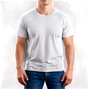 Free White T-shirt Template Mockup Png Yoe PNG image