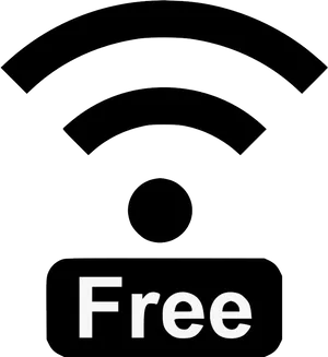 Free Wi Fi Sign Graphic PNG image
