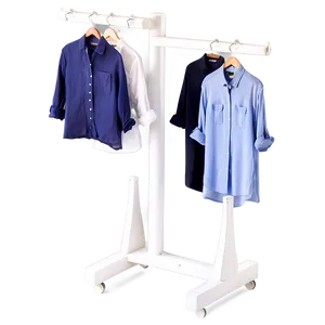 Freestanding Clothes Rack Png Cmx PNG image