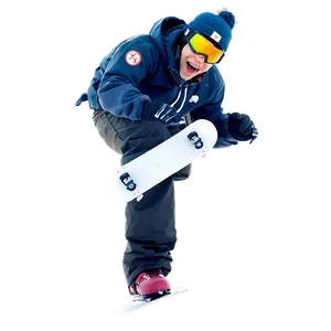 Freestyle Snowboard PNG Hal89