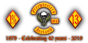 Freewheelers_ M C_ Ireland_40th_ Anniversary_ Logo PNG image