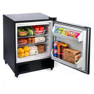 Freezer With Food Items Png Kta PNG image