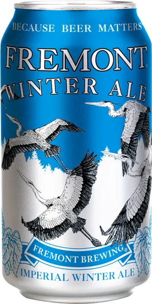 Fremont Winter Ale Beer Can PNG image