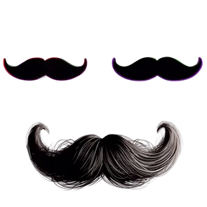 French Artist Mustache PNG Wdn PNG