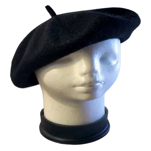 French Beret Fashion Icon Png Qeu PNG image