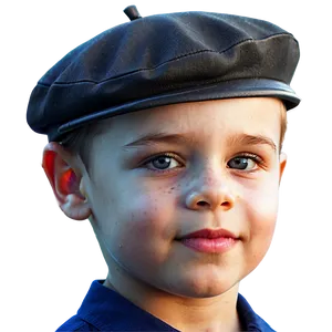 French Beret For Kids PNG Frm