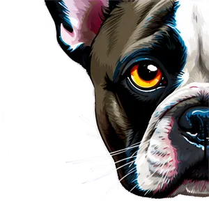 French Bulldog Art Png 06202024 PNG image