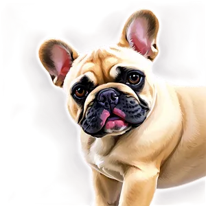 French Bulldog Clipart PNG 10
