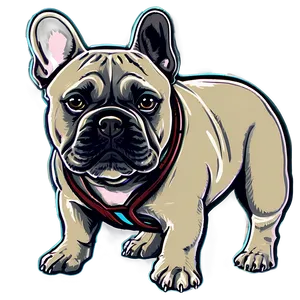 French Bulldog Outline PNG 96 PNG