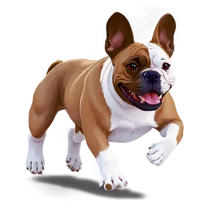 French Bulldog Running Png Kjx37 PNG image