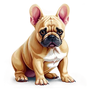 French Bulldog Vector PNG 90