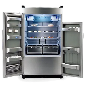 French Door Refrigerator Png 86 PNG image