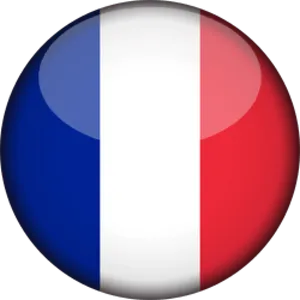 French Flag Ellipse PNG image