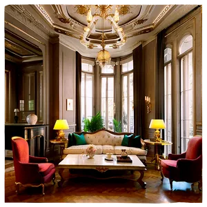 French Mansion Elegance PNG 76
