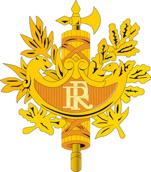 French Republic Government Emblem PNG image