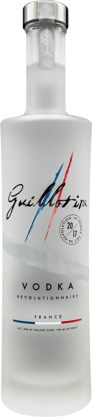 French Vodka Bottle Design