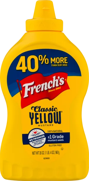 Frenchs Classic Yellow Mustard Bottle