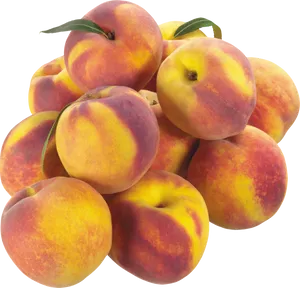 Fresh Apricots Pile Transparent Background PNG image