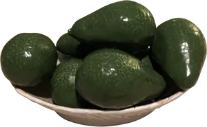 Fresh Avocadosin Bowl PNG image